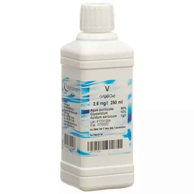 OLIGOPHARM VANADIUM 2,6 MG/L OLIGOPHARM VANADIUM 2,6 MG/L