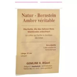 Kern Natur Bernstein Barockkette 35см Bebe