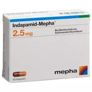 Индапамид Мефа 2,5 мг 30 капсул