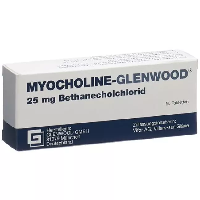 Myocholine Glenwood 25 mg 50 tablets Myocholine Glenwood 25 mg 50 tablets