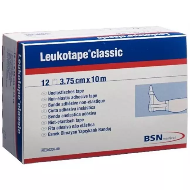 Leukotape Classic Economy 10мX3.75см Weiss 12 штук Leukotape Classic Economy 10мX3.75см Weiss 12 штук