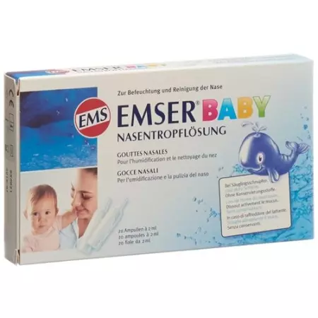 Die Emser Baby Nasentropflosung 20x 2мл Die Emser Baby Nasentropflosung 20x 2мл