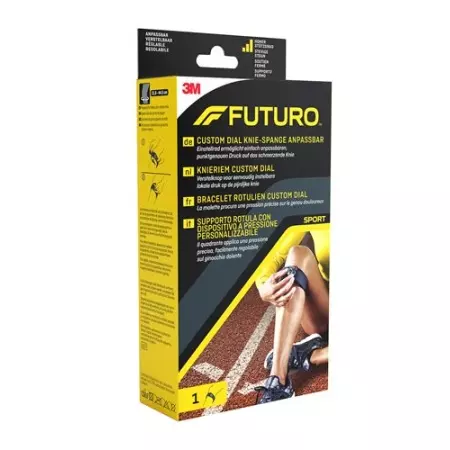 3M Futuro Custom Dial Sport Kniespange Anpassbar 3M Futuro Custom Dial Sport Kniespange Anpassbar