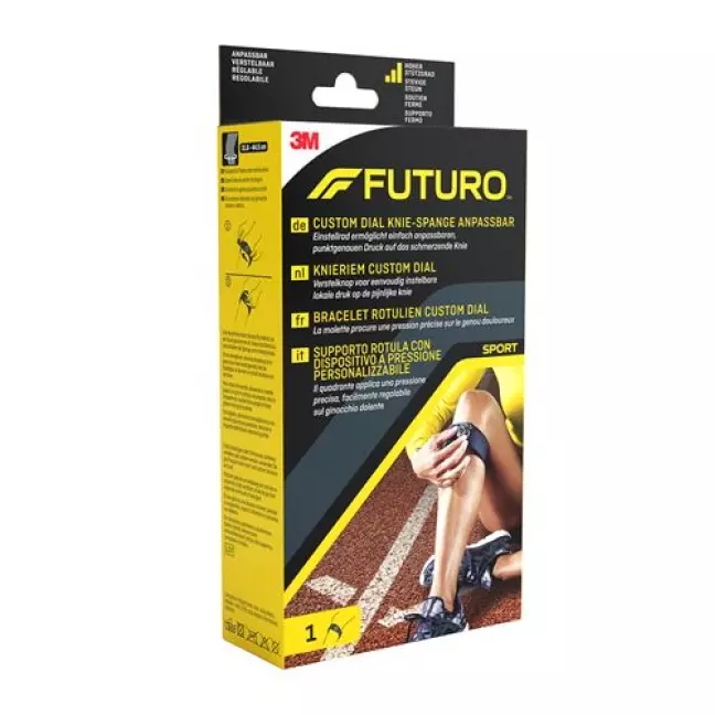 3M Futuro Custom Dial Sport Kniespange Anpassbar 3M Futuro Custom Dial Sport Kniespange Anpassbar