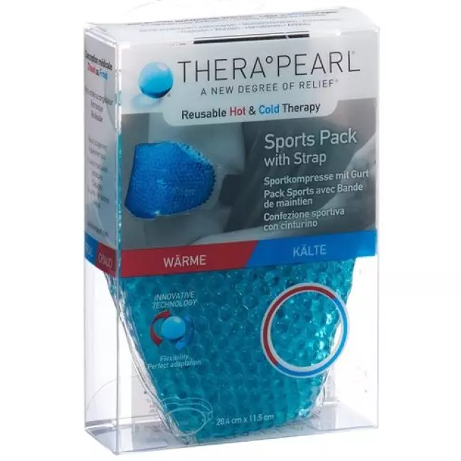 Thera Pearl Warme&kaelt Sportkompresse mit Gurt Thera Pearl Warme&kaelt Sportkompresse mit Gurt