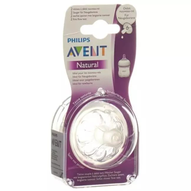 Avent Philips Naturnah-Sauger Neugeborene 2 штуки Avent Philips Naturnah-Sauger Neugeborene 2 штуки