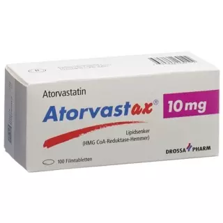 Аторвастакс 10 мг 100 таблеток покрытых оболочкой