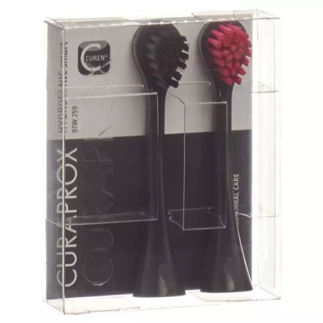 Curaprox Hydrasonic Black Is White Burstenkopf Du Curaprox Hydrasonic Black Is White Burstenkopf Du