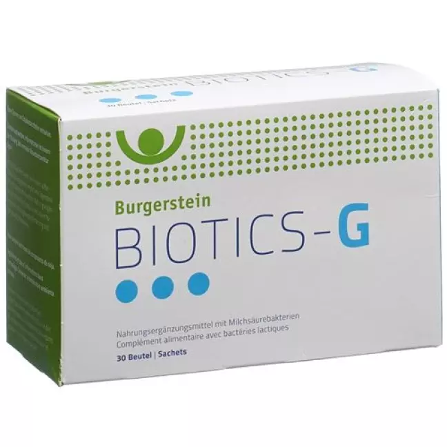 Burgerstein Biotics-G Pulver 30 пакетиков Burgerstein Biotics-G Pulver 30 пакетиков