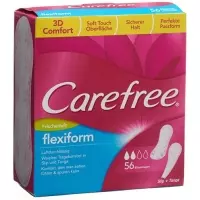 Carefree Flexi Form White Fresh 56 штук