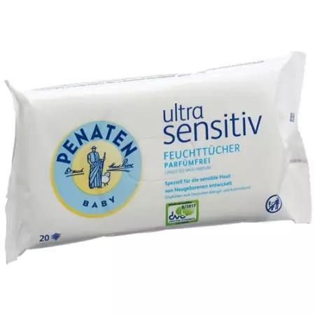 Penaten Ultra Sensitiv влажные салфеткиTravelp 20 штук Penaten Ultra Sensitiv влажные салфеткиTravelp 20 штук