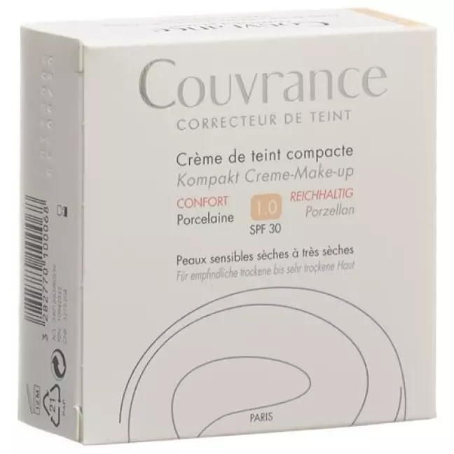 Avene Couvrance Kompakt Make-Up Porzellan 01 10г Avene Couvrance Kompakt Make-Up Porzellan 01 10г