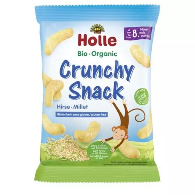 Holle Bio-Crunchy Snack Hirse 25г Holle Bio-Crunchy Snack Hirse 25г