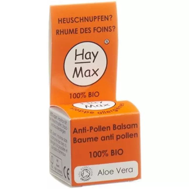 Haymax Bio защита от пыльцы бальзам Aloe Vera 5мл Haymax Bio защита от пыльцы бальзам Aloe Vera 5мл