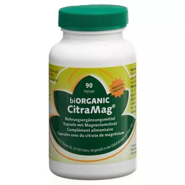 BIORGANIC CITRAMAG 120MG VEGI BIORGANIC CITRAMAG 120MG VEGI