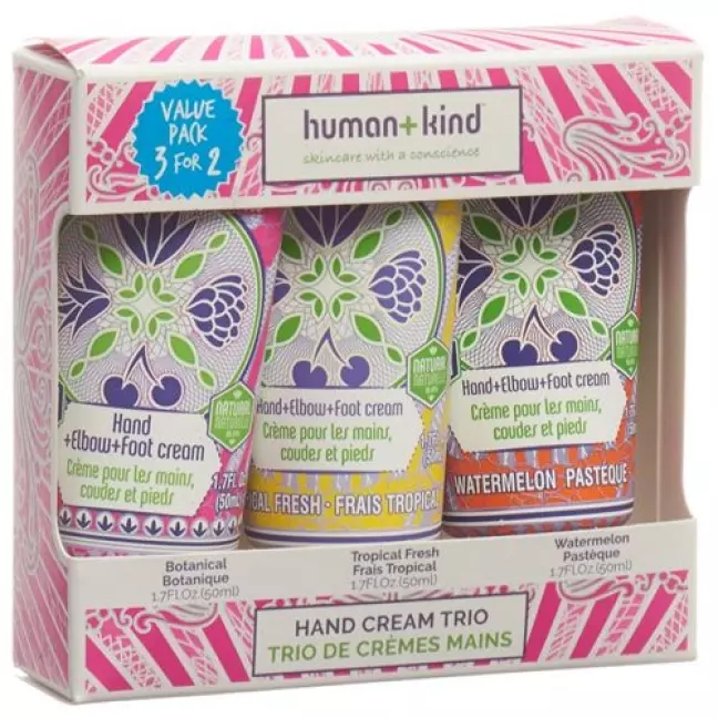 HUMAN+KIND HAND CREAM TRIO 3 T HUMAN+KIND HAND CREAM TRIO 3 T