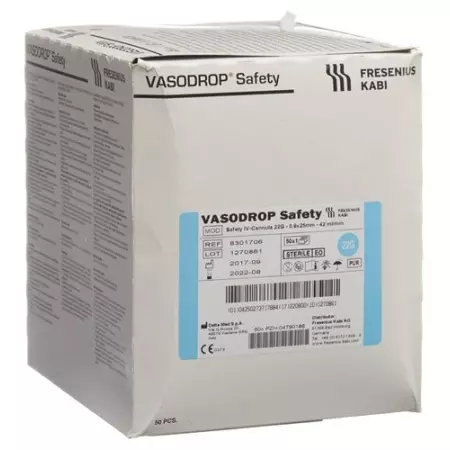 VASODROP SAFETY 22G 25MM/S