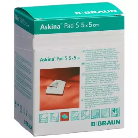 Askina Pad S Schlitzkompresse 5смx5см 30 штук Askina Pad S Schlitzkompresse 5смx5см 30 штук