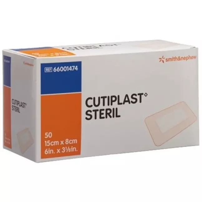 Cutiplast стерильный повязка для ран 15смx8см Weiss 50 штук Cutiplast стерильный повязка для ран 15смx8см Weiss 50 штук