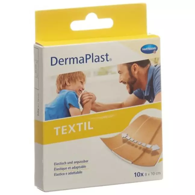 Dermaplast Textil 8смx10см 10 пластырей Dermaplast Textil 8смx10см 10 пластырей