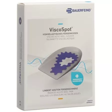 ViscoSpot Fersenkissen Rechter + Linker Fuss Grosse 1 ViscoSpot Fersenkissen Rechter + Linker Fuss Grosse 1