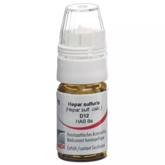 Omida Hepar Sulfuris шарики D 12 4г Omida Hepar Sulfuris шарики D 12 4г