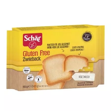SCHAER ZWIEBACK GLUTENFREI SCHAER ZWIEBACK GLUTENFREI