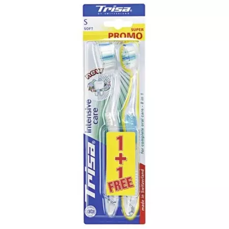 Trisa Intensive Care зубная щётка Soft Duo 2 штуки Trisa Intensive Care зубная щётка Soft Duo 2 штуки