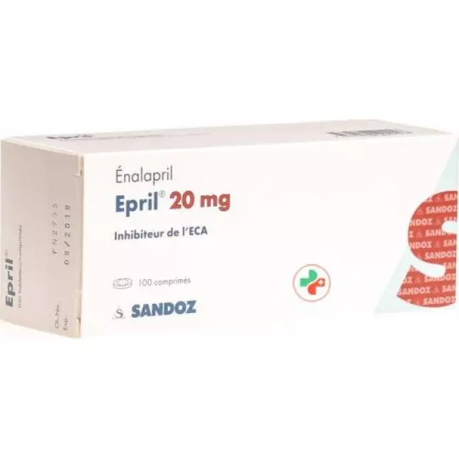 Epril 20 mg 100 tablets Epril 20 mg 100 tablets