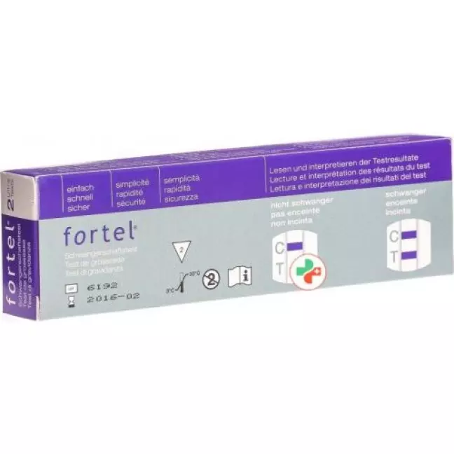 Fortel Ultra Schwangerschaftstest 2 штуки Fortel Ultra Schwangerschaftstest 2 штуки