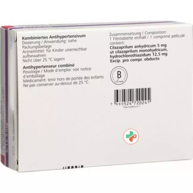 Inhibace Plus 5 mg 98 filmtablets Inhibace Plus 5 mg 98 filmtablets