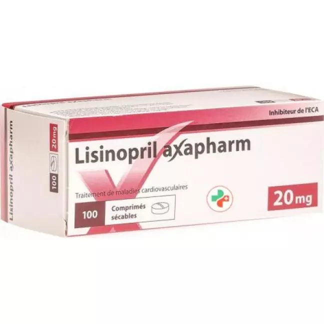 Lisinopril Axapharm 20 mg 100 tablets Lisinopril Axapharm 20 mg 100 tablets