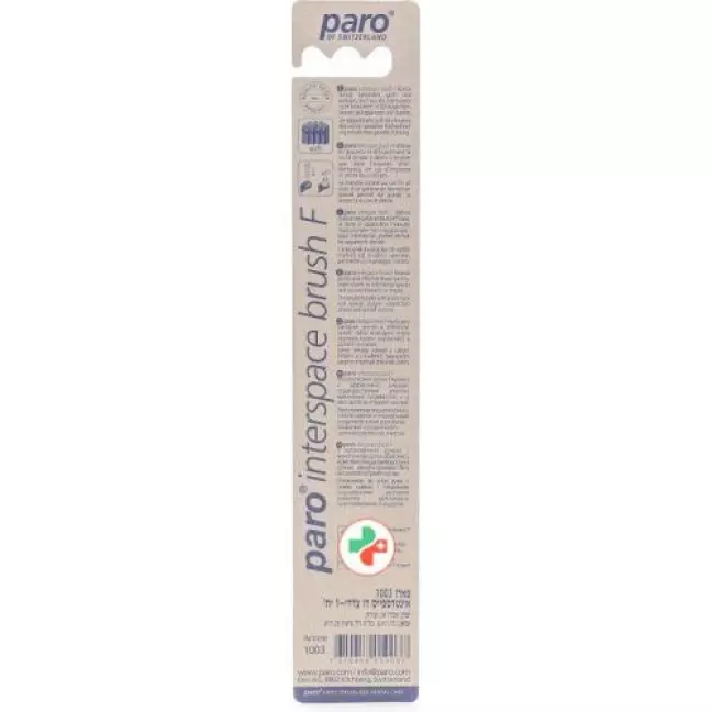 Paro Interspace Burste F Halter Weiss 2 Bursten