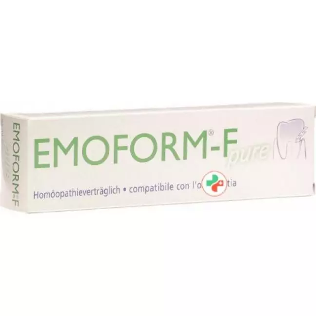 Emoform F Spezial зубная паста Pure mit Fluorid 85мл Emoform F Spezial зубная паста Pure mit Fluorid 85мл