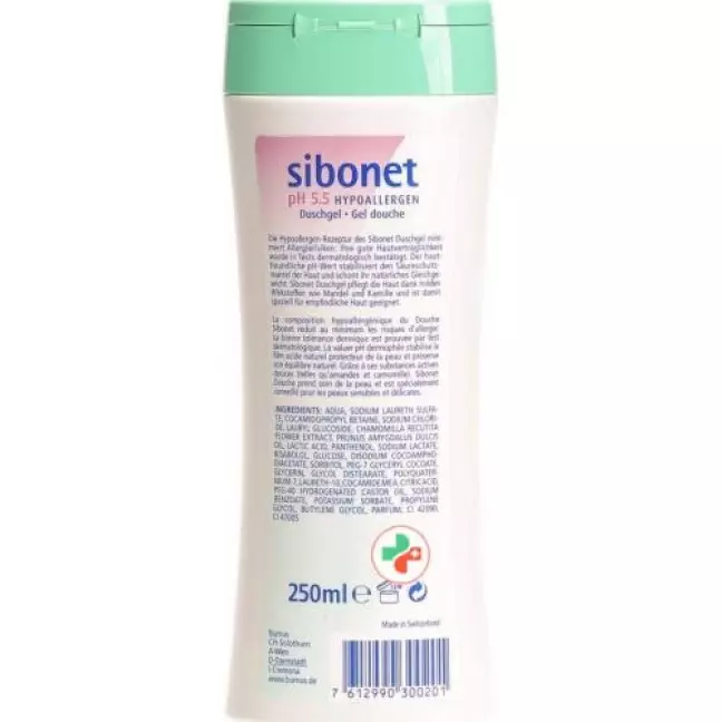 Sibonet Dusch Ph 5.5 Hypoallergen 250мл Sibonet Dusch Ph 5.5 Hypoallergen 250мл