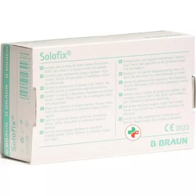 Solofix ланцеты 200 штук Solofix ланцеты 200 штук