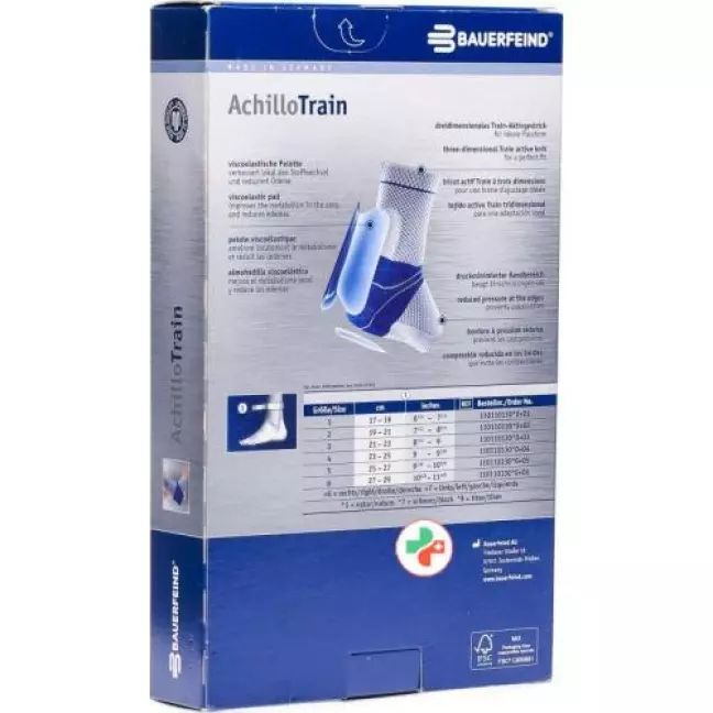 AchilloTrain активная повязка Achillessehne размер 3 Links Titan AchilloTrain активная повязка Achillessehne размер 3 Links Titan