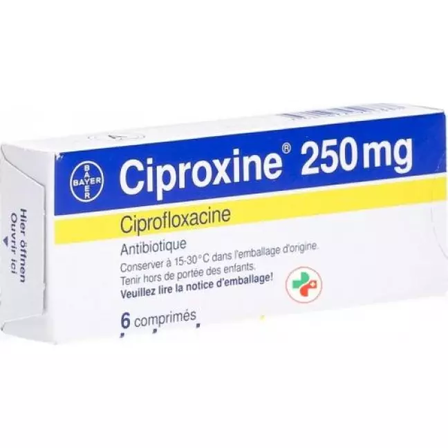 Ciproxin 250 mg 6 Lacktablets Ciproxin 250 mg 6 Lacktablets