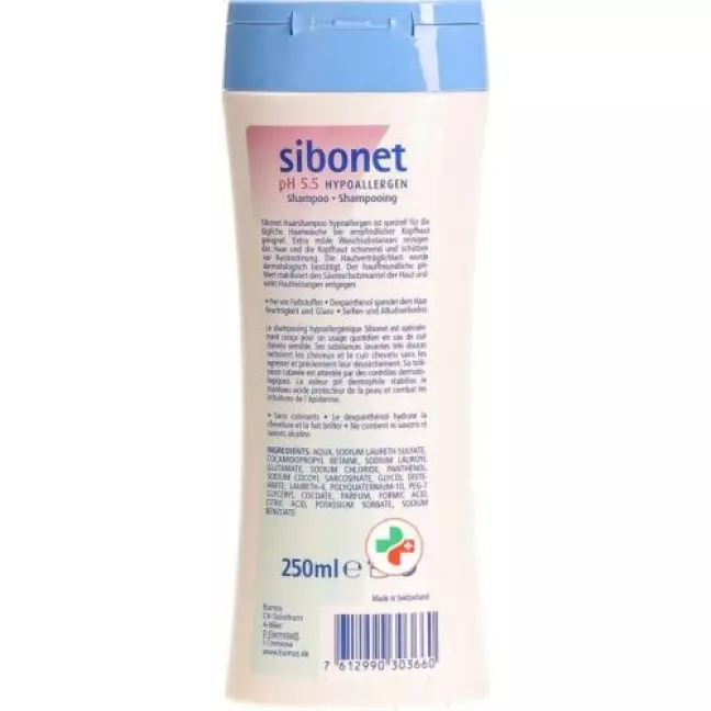 Sibonet шампунь Ph 5.5 Hypoallergen 250мл Sibonet шампунь Ph 5.5 Hypoallergen 250мл