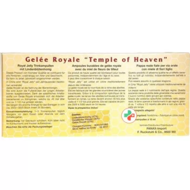 Gelee Royale Royale Jelly Trinkampullen Toh 10x 10мл Gelee Royale Royale Jelly Trinkampullen Toh 10x 10мл