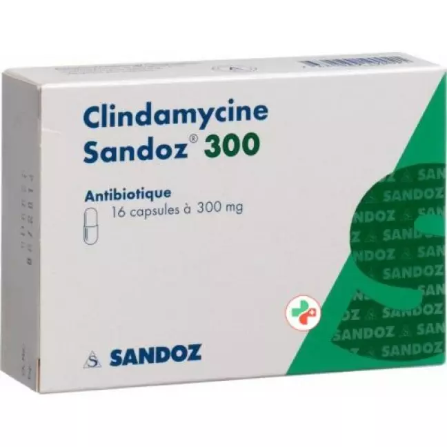 Clindamycin Sandoz 300 mg 16 Kaps Clindamycin Sandoz 300 mg 16 Kaps