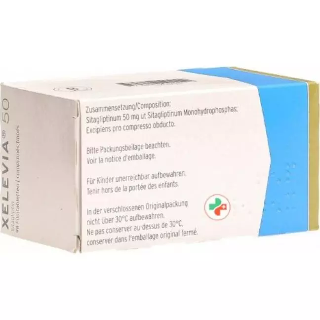 Xelevia 50 mg 98 filmtablets Xelevia 50 mg 98 filmtablets