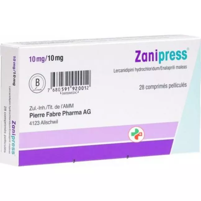 Zanipress 10/10 mg 28 filmtablets Zanipress 10/10 mg 28 filmtablets