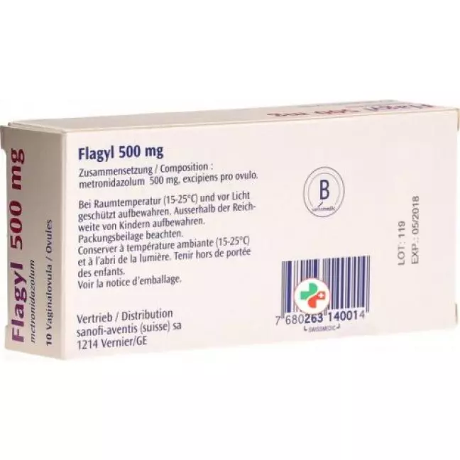 Flagyl Vaginalovula 500 mg 10 Zaepfchen Flagyl Vaginalovula 500 mg 10 Zaepfchen