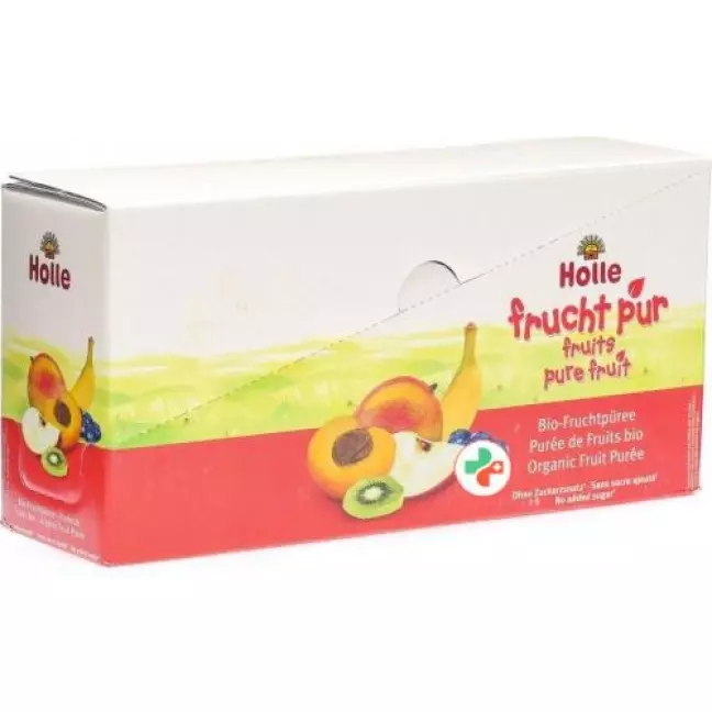 Holle Pouchy Banane Apfel Mango Apriko 12x 90г Holle Pouchy Banane Apfel Mango Apriko 12x 90г