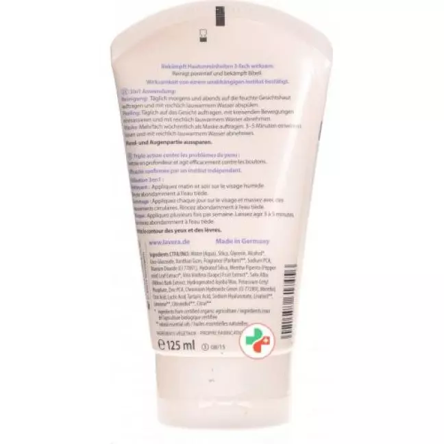 Lavera 3in1 Reinigung Peeling Maske 125мл Lavera 3in1 Reinigung Peeling Maske 125мл