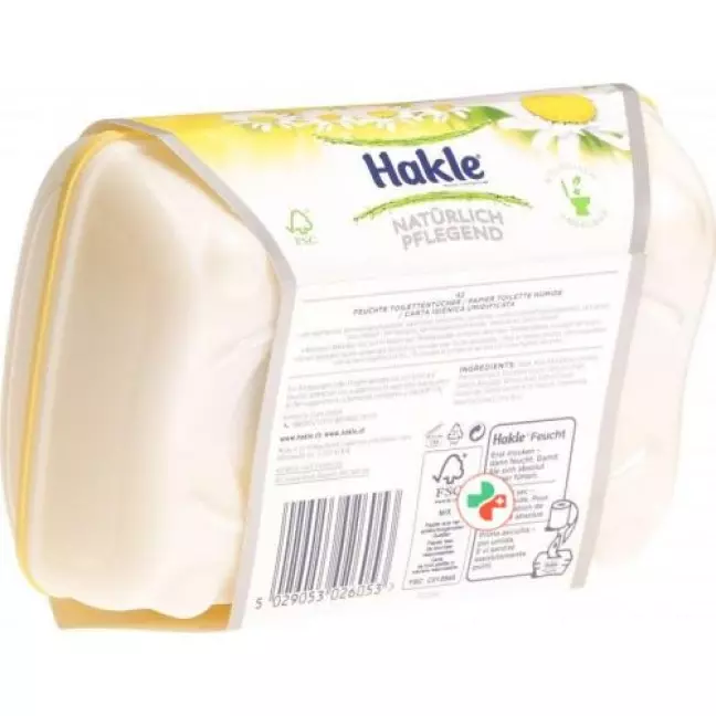 Hakle Naturlich Pflegend Box Feuchte Toilettentucher 42 штуки Hakle Naturlich Pflegend Box Feuchte Toilettentucher 42 штуки