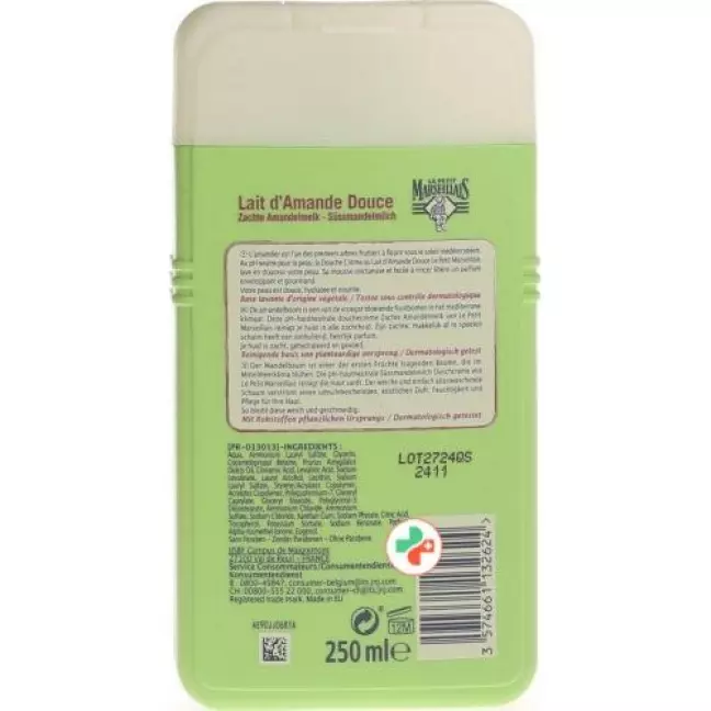 Le Petit Marseillais Dusch Suessmandelmilch 250мл Le Petit Marseillais Dusch Suessmandelmilch 250мл