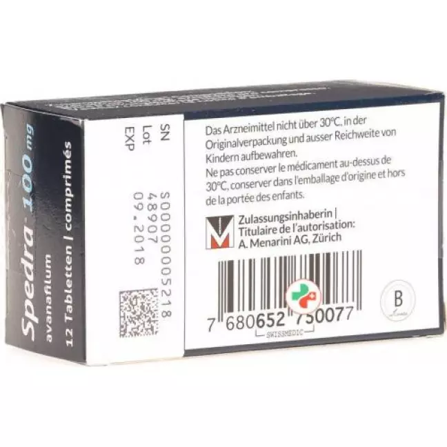 Spedra 100 mg 12 tablets Spedra 100 mg 12 tablets
