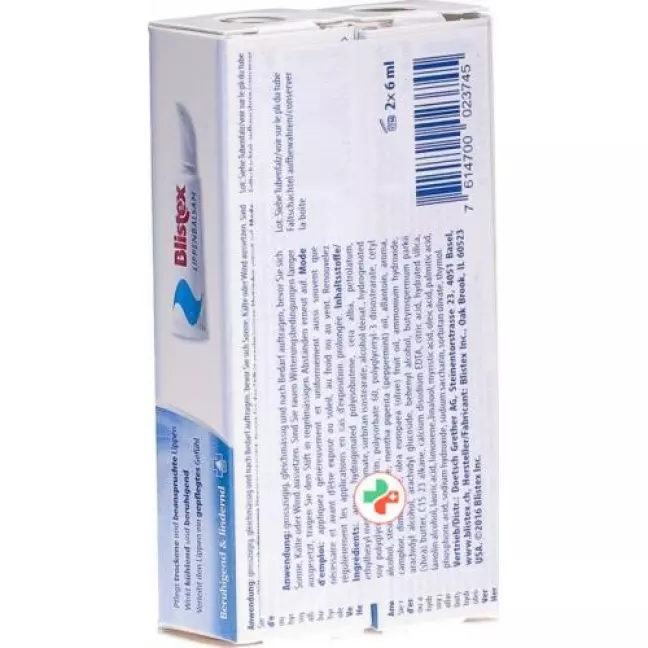 Blistex бальзам для губ Duo 2x 4.25г Blistex бальзам для губ Duo 2x 4.25г